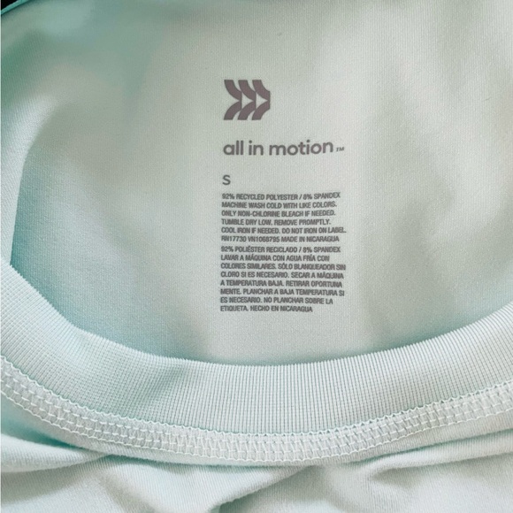 AIM NWT Light Blue Short Sleeved Performance T-Shirt - Picture 3 of 12